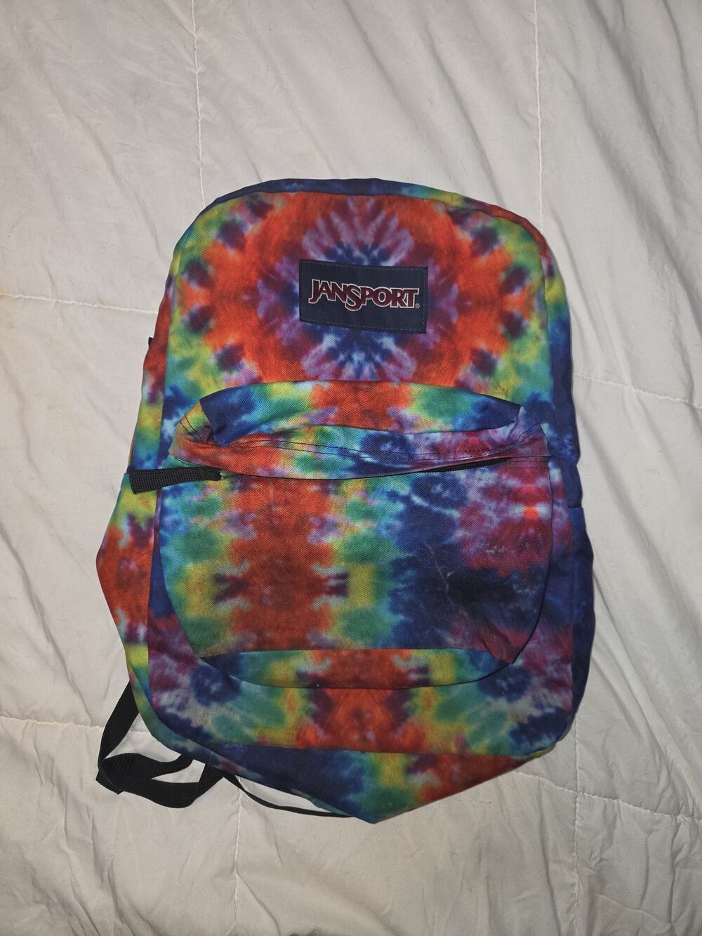Jansport Tie-Dye full size Backpack bookbag bag tote purse!